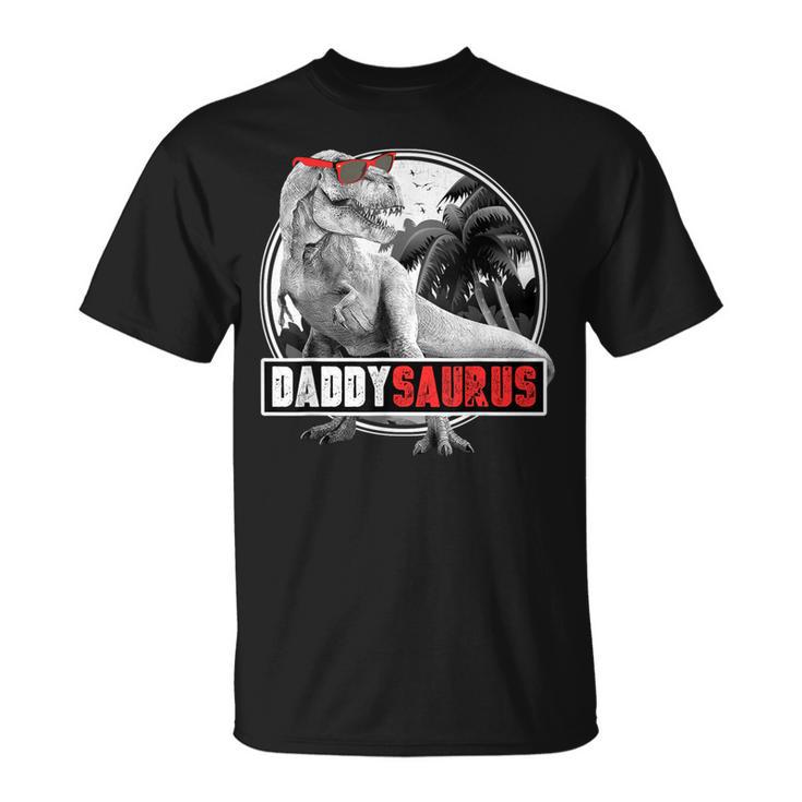 Daddysaurus Fathers Day T-Rex Dad Dinosaur T-Shirt