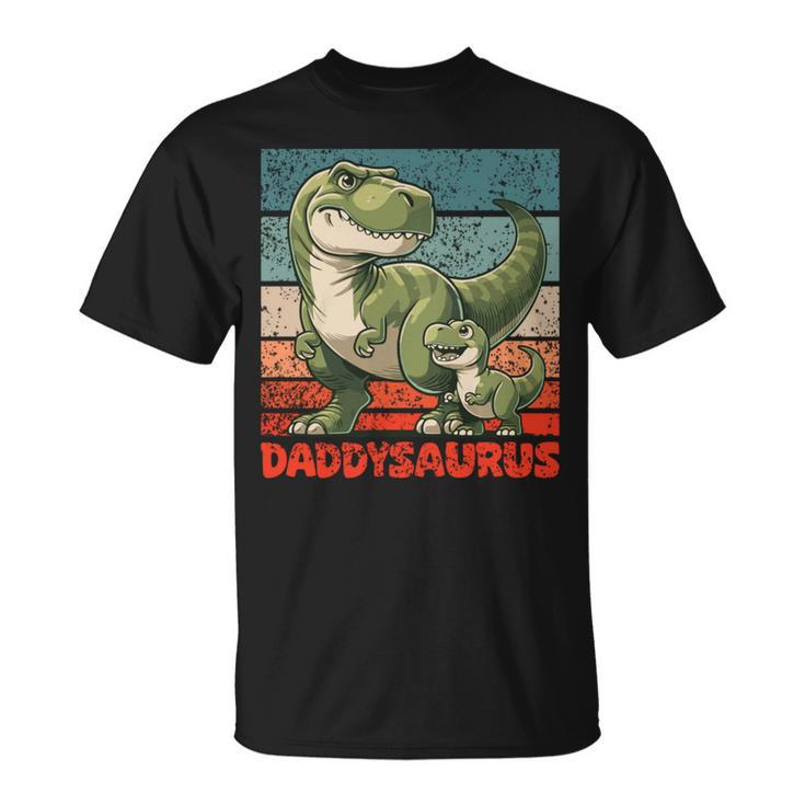 Daddysaurusatertag Bester Daddy T-Rex Papa T-Shirt