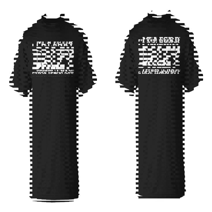 Daley Surname Team Family Last Name Daley T-Shirt