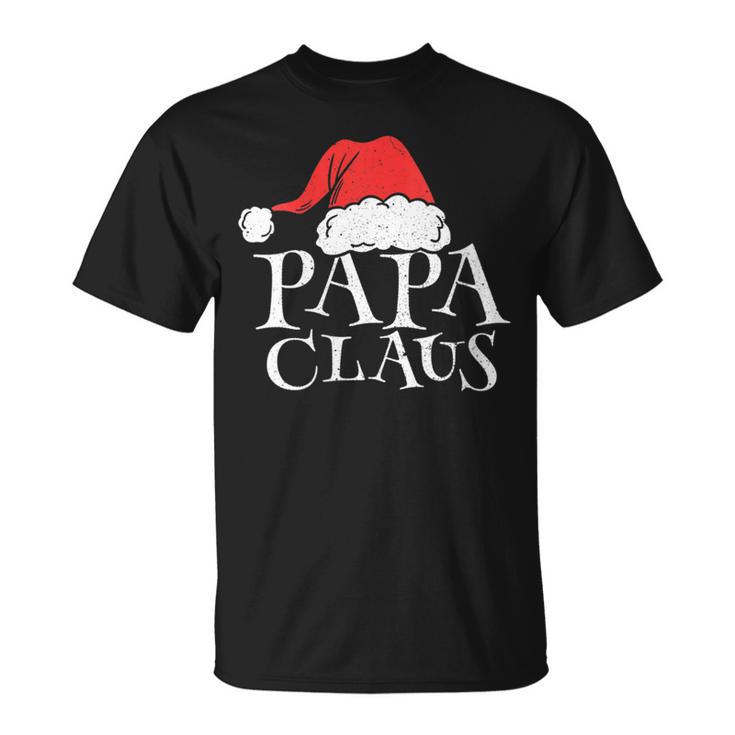 Damen Papa Claus Lustige Weihnachten Weihnachtsmannaterintage Mit-Ausschnitt T-Shirt