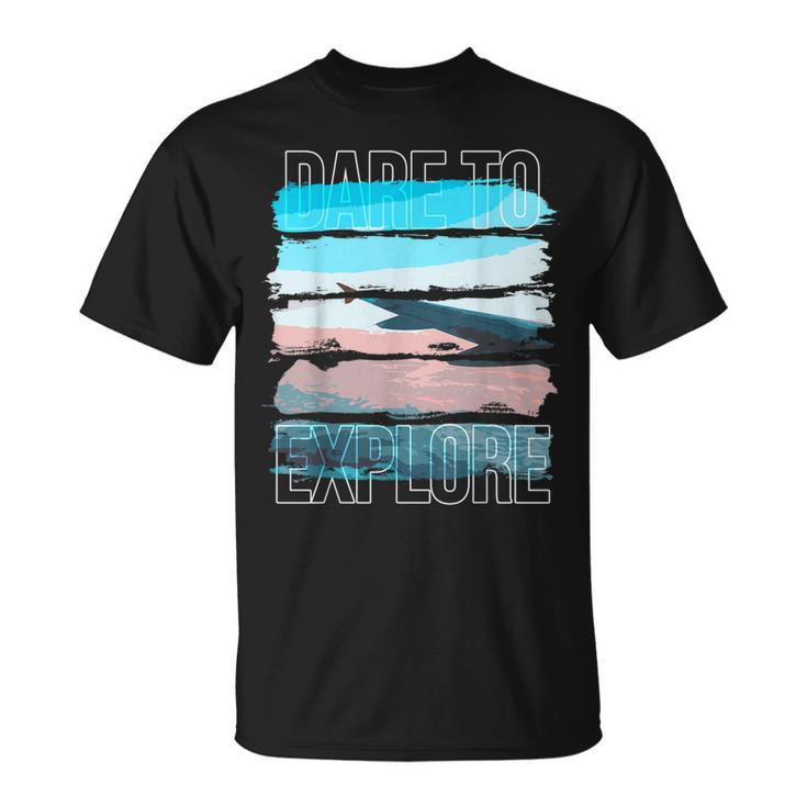 Dare To Explore Airplane T-Shirt