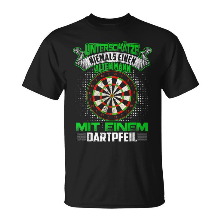 Dart Unterschätze Niemals Ein Alten Darter T-Shirt