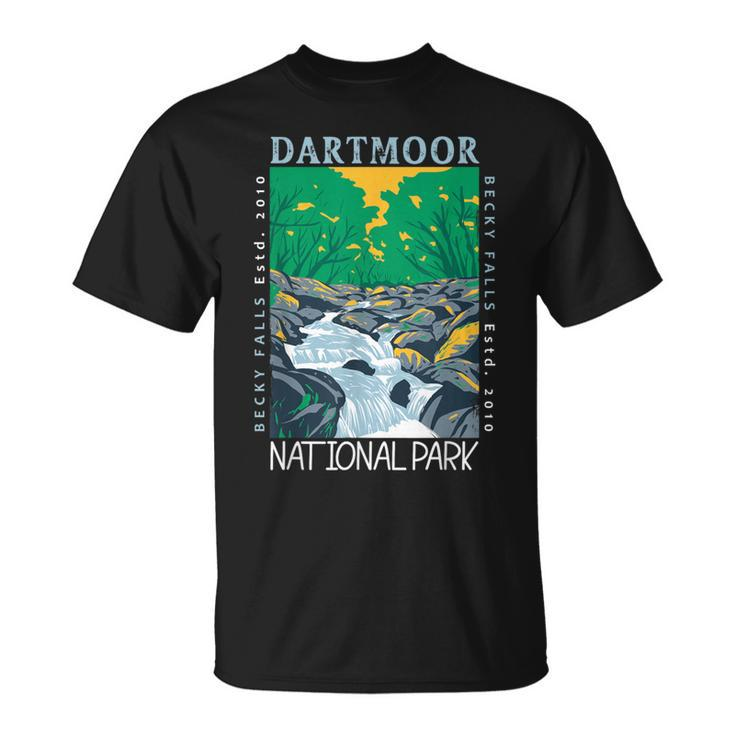 Dartmoor National Park Becky Falls Vintage Distressed T-Shirt