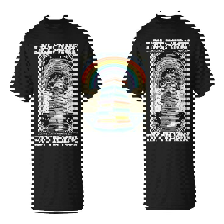Das Leben Ist Kurz Aber Das Buch Bücher Lesen T-Shirt