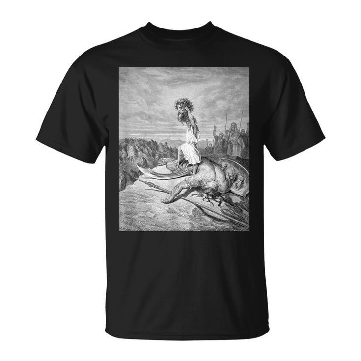 David And Goliath Gustave Dore T-Shirt