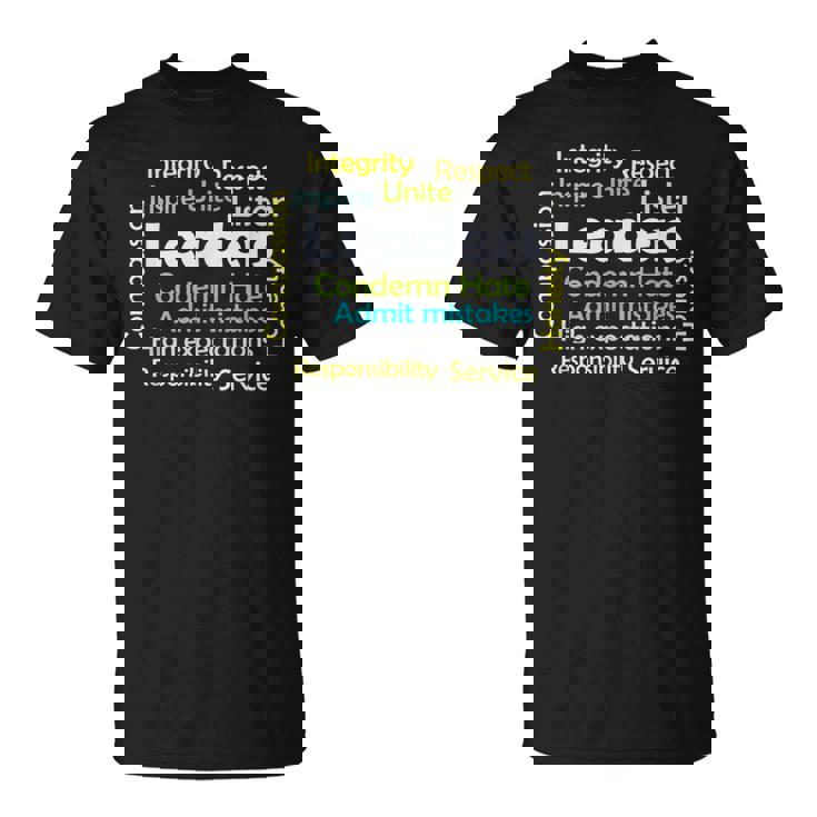 De Texto Audaz Para Inspirar Unir Y Condenar El Odio Camiseta unisex