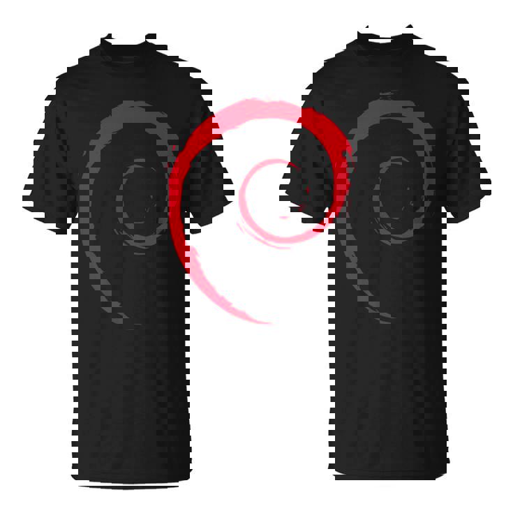 Debian Spiral Logo Os Open Source Pour Les Amoureux De Linux T-Shirt
