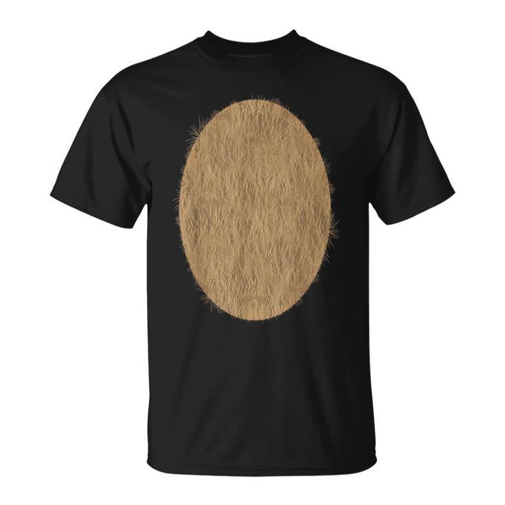 Deer Bear Fuzzy Hairy Belly Costume T-Shirt