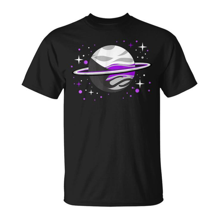 Demisexual Outer Space Planet Demisexual Pride T-Shirt
