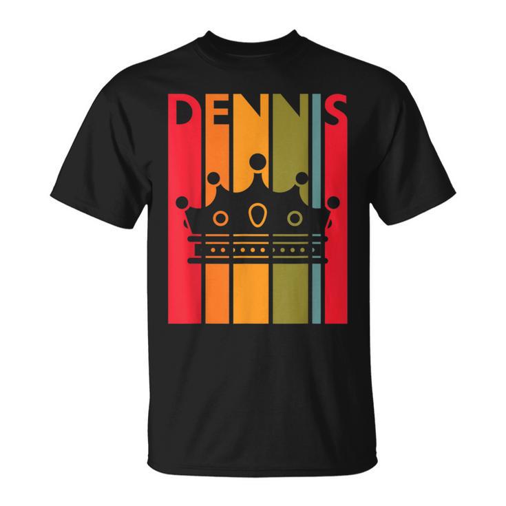 Dennis Idea For Boys First Name Vintage Dennis T-Shirt