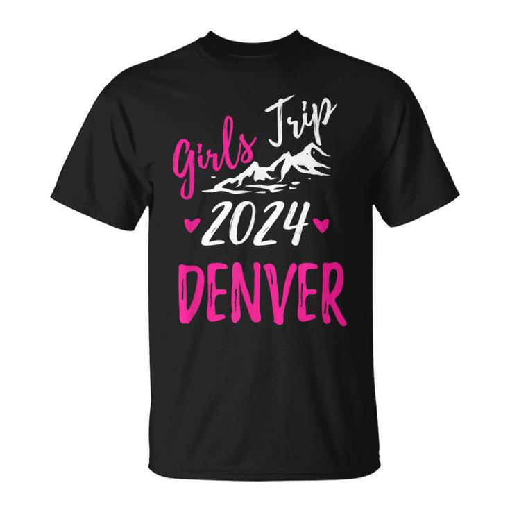 Denver Girls Trip 2024 Vacation Bachelorette T-Shirt