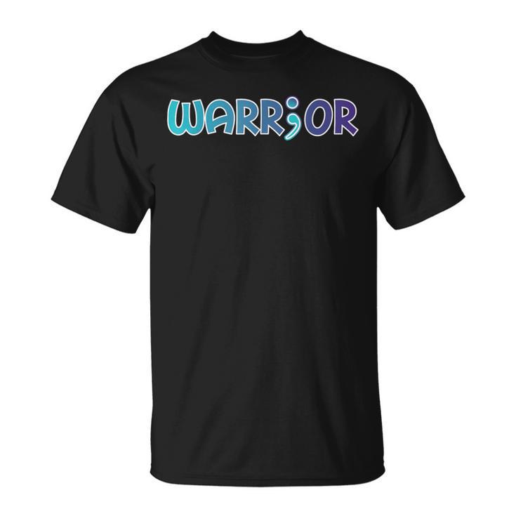 Depression Warrior Anti Suicide Anxiety Awareness T-Shirt