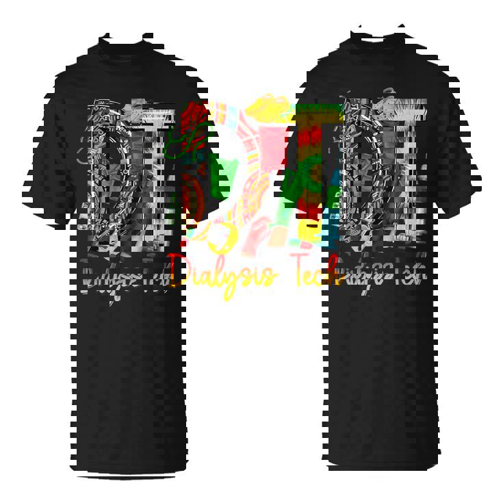 Dialysis Tech Junenth Freedom 1865 Black History Month T-Shirt