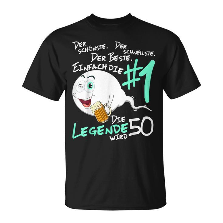Die Legende Wird 50 Jahre 50S Birthday S T-Shirt