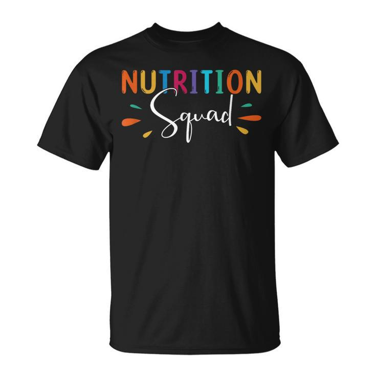 Dietary Expert Nutrition Squad Nutritionist T-Shirt