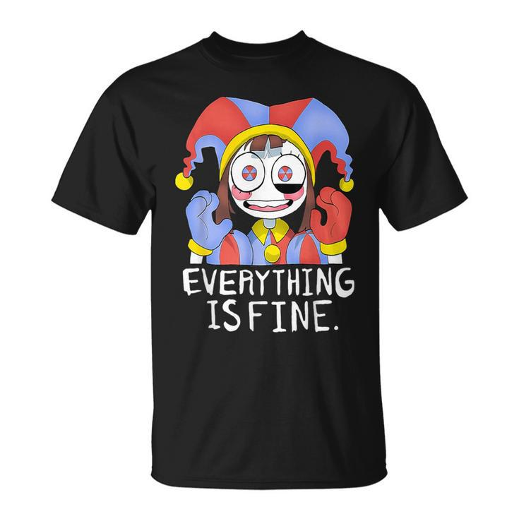 Digital Circus Pomni Everything Is Fine T-Shirt