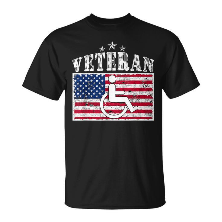 Disabled Handicapped Veteran  For Veteran T-Shirt