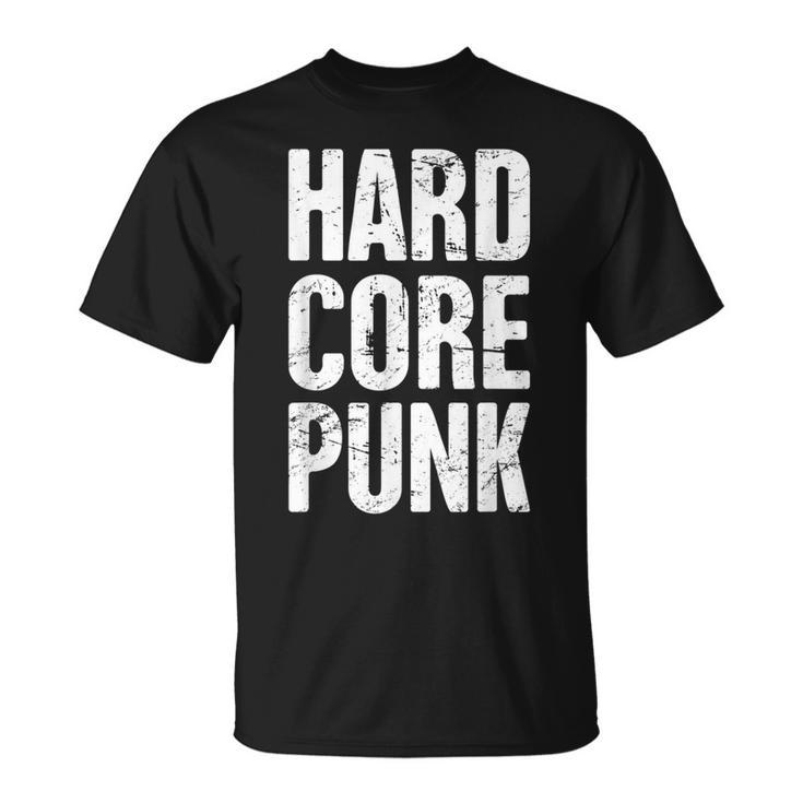 Distressed Punk Rock Band & Hardcore Punk Rock T-Shirt