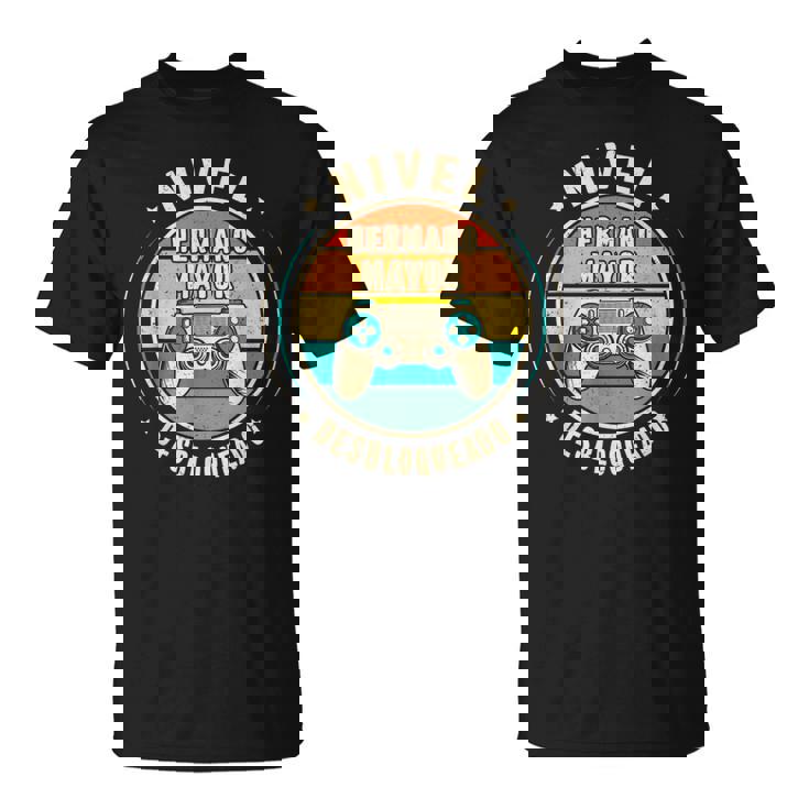 Divertido Hermano Mayor Regalo Embarazo Anuncio Hermano Camiseta unisex