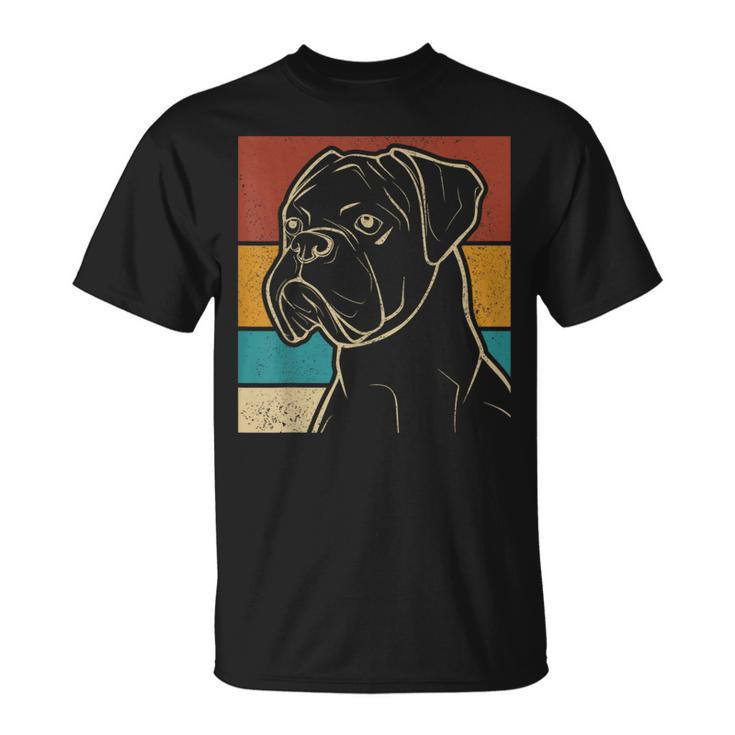 Dog Lover Dog Owner Retro Pet Animal Outfit Vintage Boxer T-Shirt