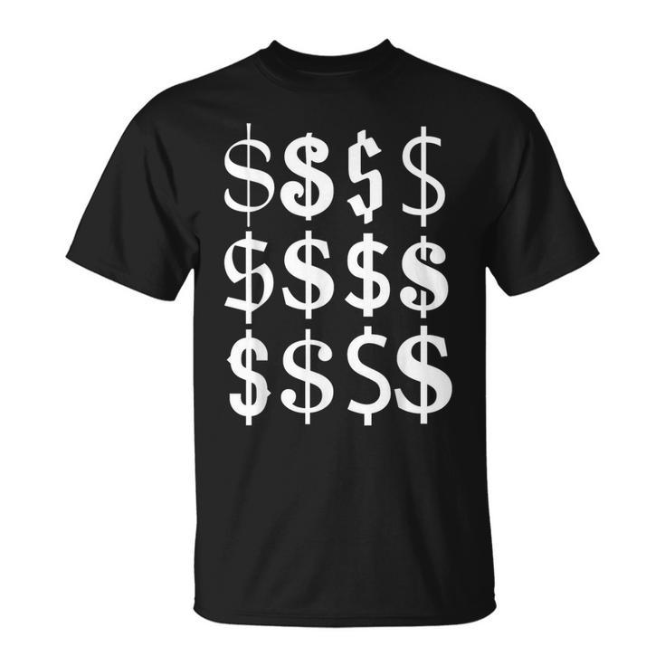 Dollar Bill Dollar Sign $ Urban Style Cool Money T-Shirt