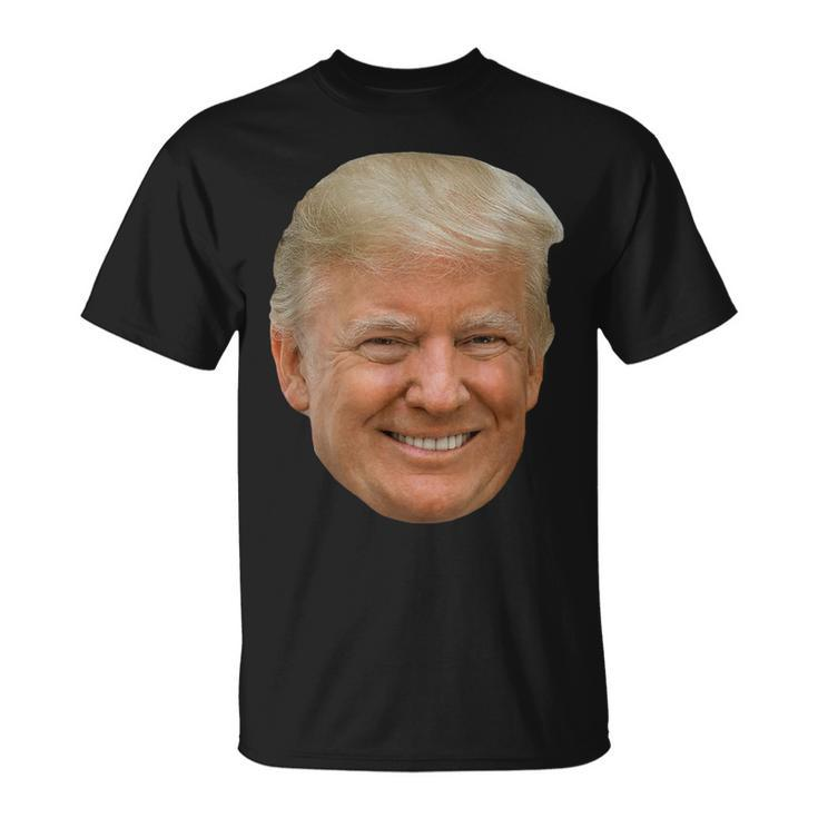 Donald J Trump Das Gesicht Des Präsidenten Auf Einem Meme T-Shirt