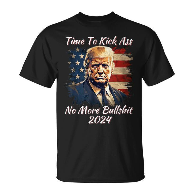 Donald Trump My President 2024 America Shot Flag T-Shirt