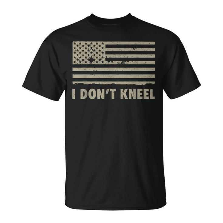 I Don't Kneel Desert Tan T-Shirt