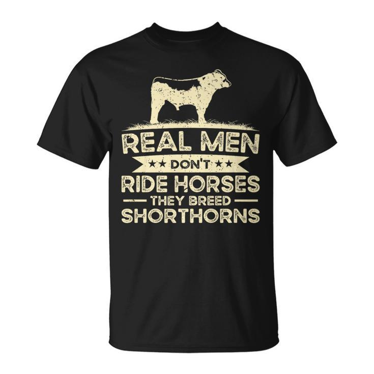 Don't Ride Breed Cattle Farmer Shorthorn Cattle T-Shirt