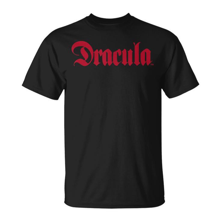 Dracula Original With Red Font T-Shirt