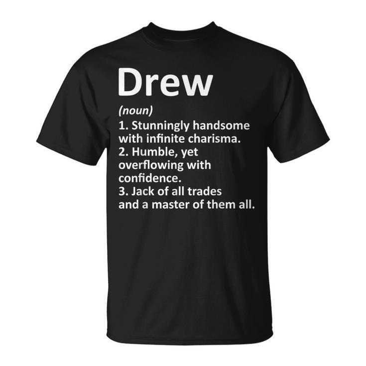 Drew Definition Personalized Name Birthday Idea T-Shirt