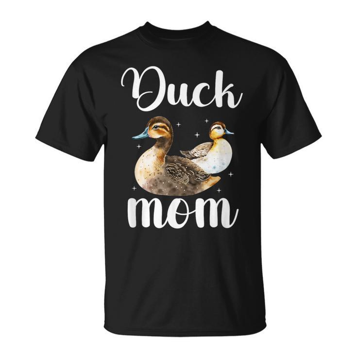 Duck Mom Duck Owner Duck Mama Duck Farmer T-Shirt