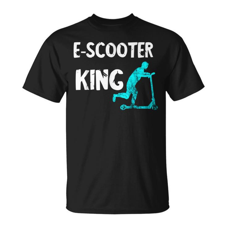 E-Scooter King Electric Scooter King Escooter Driver T-Shirt