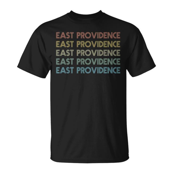 East Providence Rhode Island Pride Vintage State Ri T-Shirt