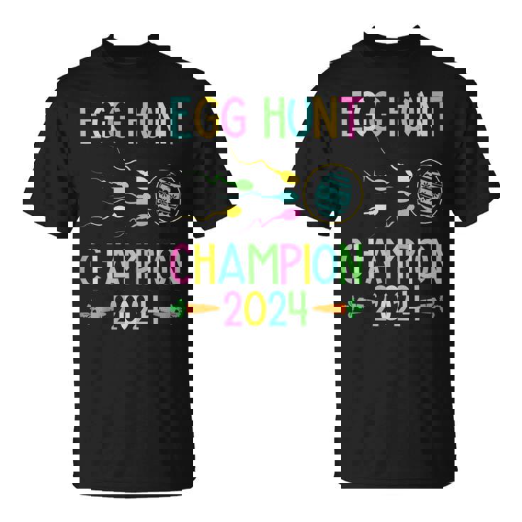 Easter Egg Hunt Champion Dad Pregnancy Announcement T-Shirt