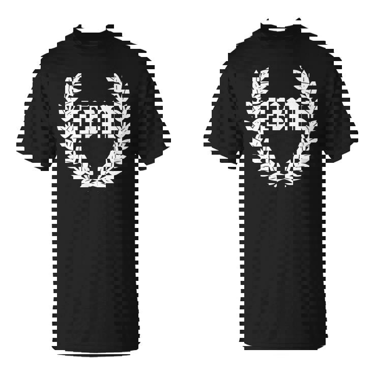 Ebm Electronic Body Music Old School Front Camiseta unisex