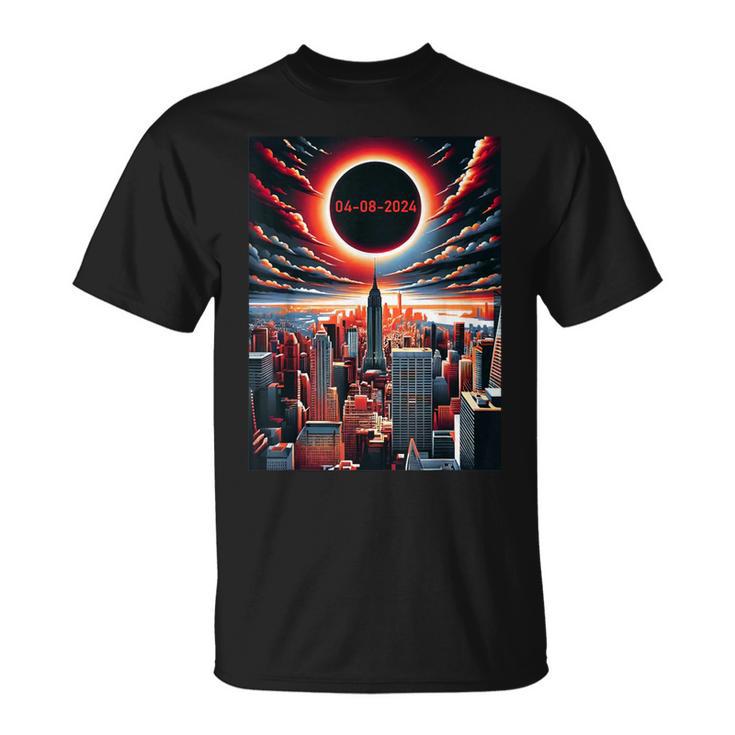 Eclipse 2024 New York 8 April 2024 Total Solar Eclipse T-Shirt