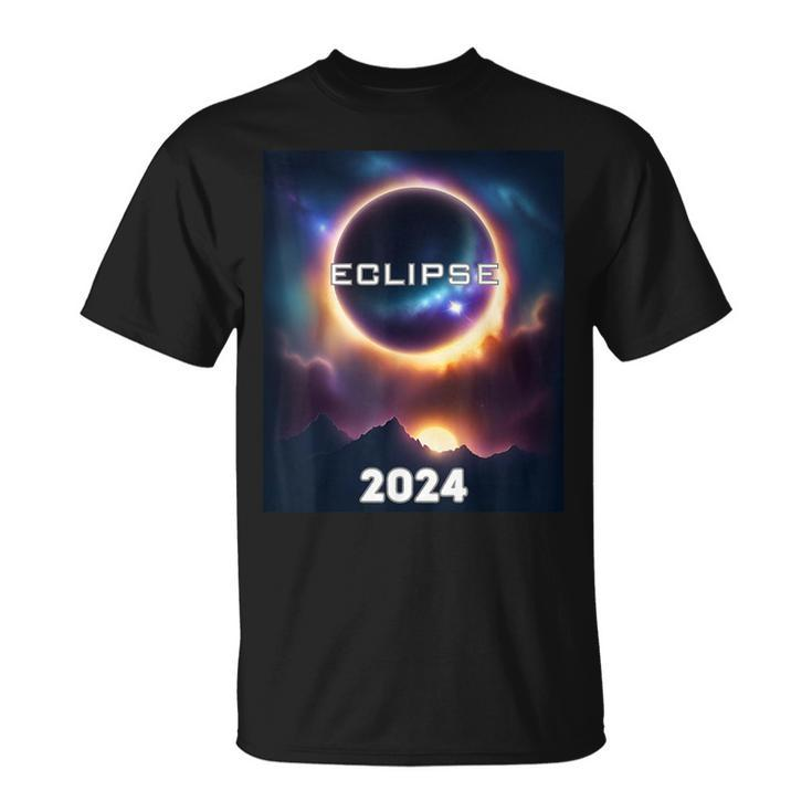 Eclipse 2024 Total Solar Astronomer T-Shirt