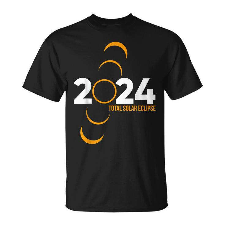 Eclipse 2024 Total Solar Eclipse Astronomy Moon Sun T-Shirt