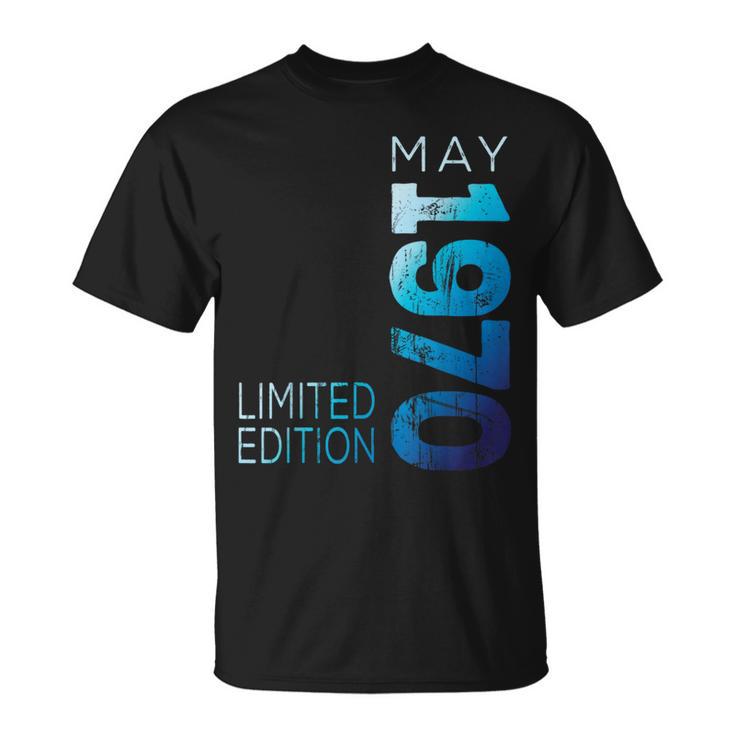 Edición Limitada Mayo 1970 Retro 1970Intage Año 1970 Camiseta unisex
