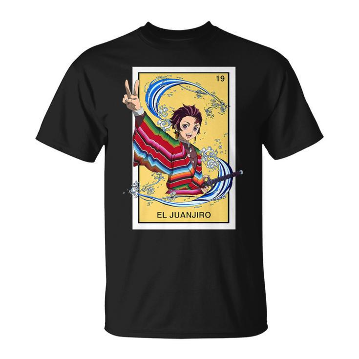 El JuanjiroThe Juanjiro Num 19 Mexican Bingo Game T-Shirt