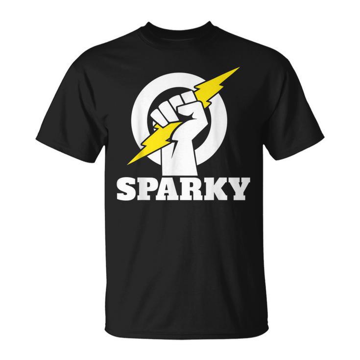 Electrician Lightning Bolt Electrician Sparky T-Shirt