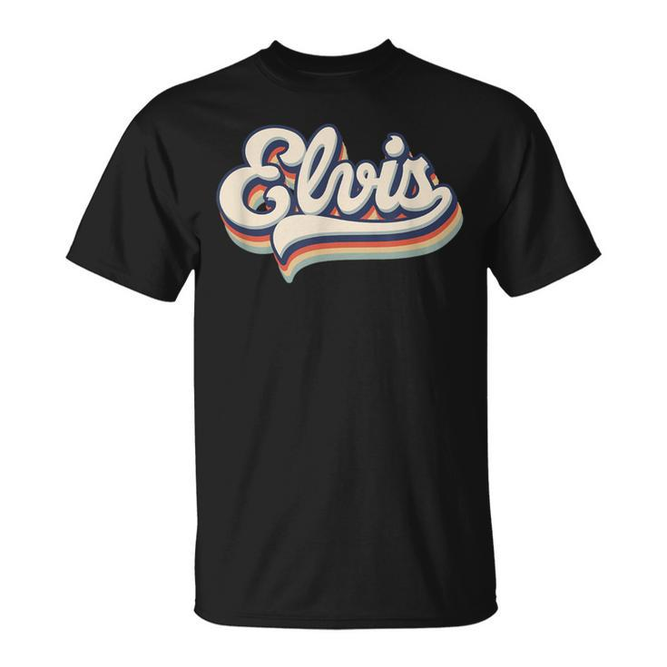 Elvis Name Nickname Alias 70S 80S Retro T-Shirt