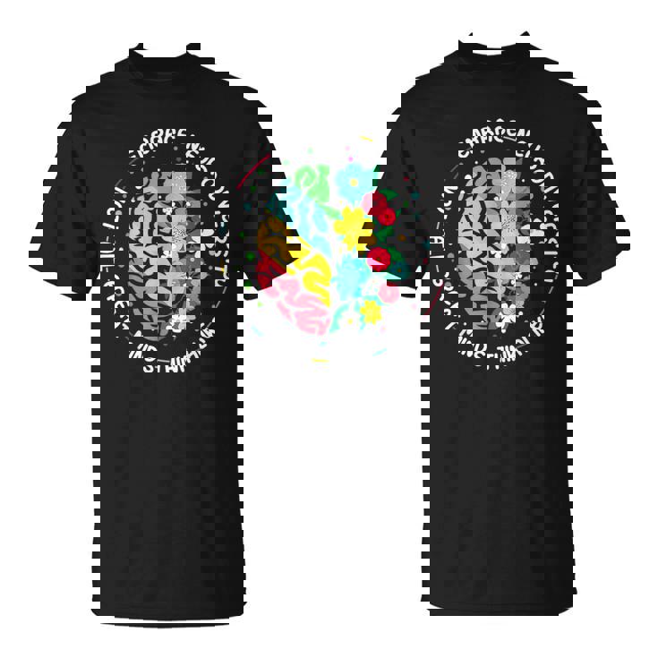 Embrace Neurodiversity Brain Autism Awareness Adhd Autistic T-Shirt