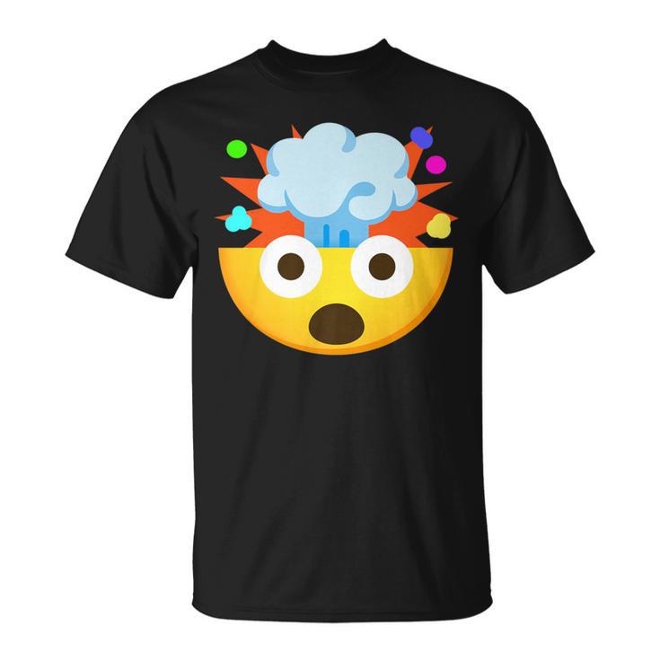 Emoticon Shocked Face With Exploding Head T-Shirt