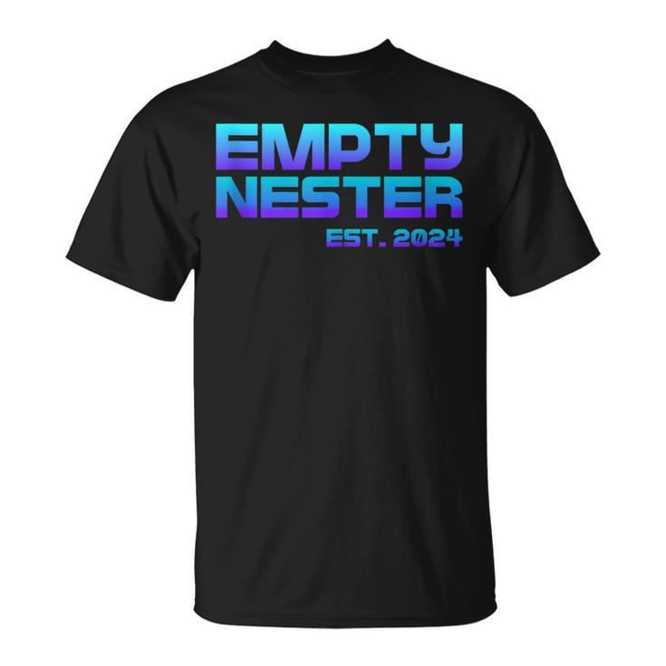 Empty Nester 2024 Empty Nest Parenting Mom Dad Parent Top T-Shirt