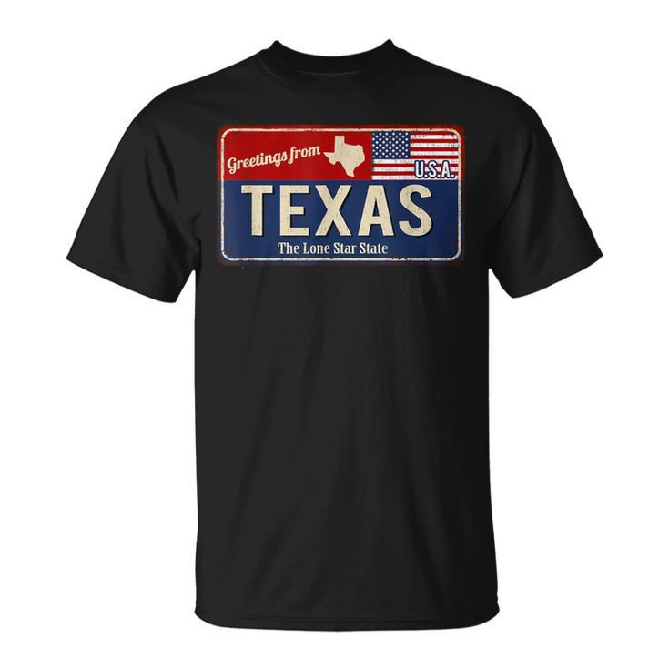 Enjoy Wear Cool Texas Wild Vintage Texas Usa T-Shirt