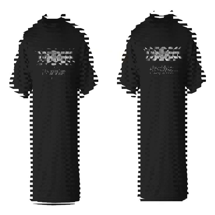Es Sólo Una Fase Todas Las Fases De La Luna Camiseta unisex