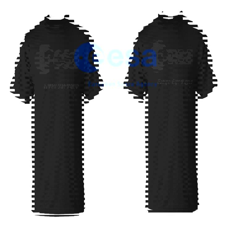 Esa Esa Agence Spatiale Européenne Logo Solide Logo De Police T-Shirt