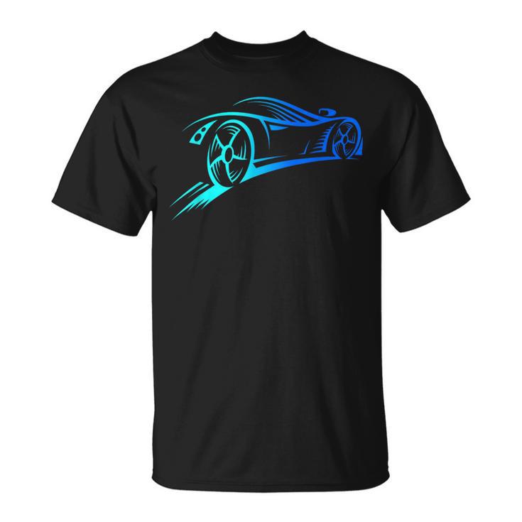 Exotic Car Supercar Turbo Supercharge Sports Car Racing T-Shirt